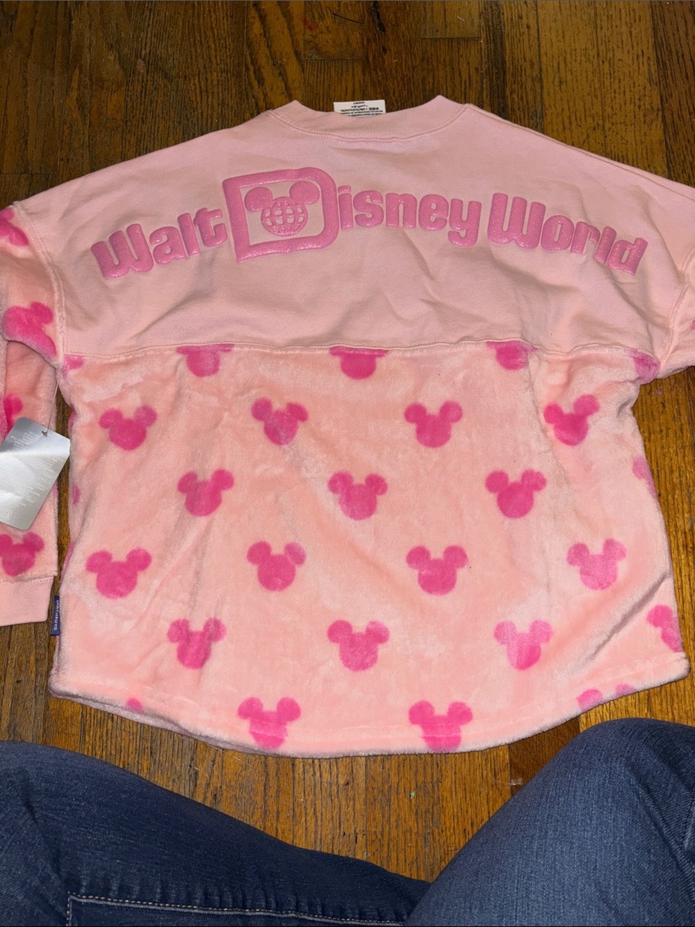Disney Walt Disney world Sherpa hearts kids spirit jersey